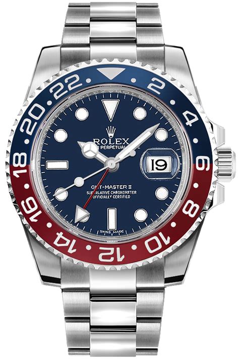 rolex gmt-master ii blue dial men's watch 126719blro|rolex 126719blro price.